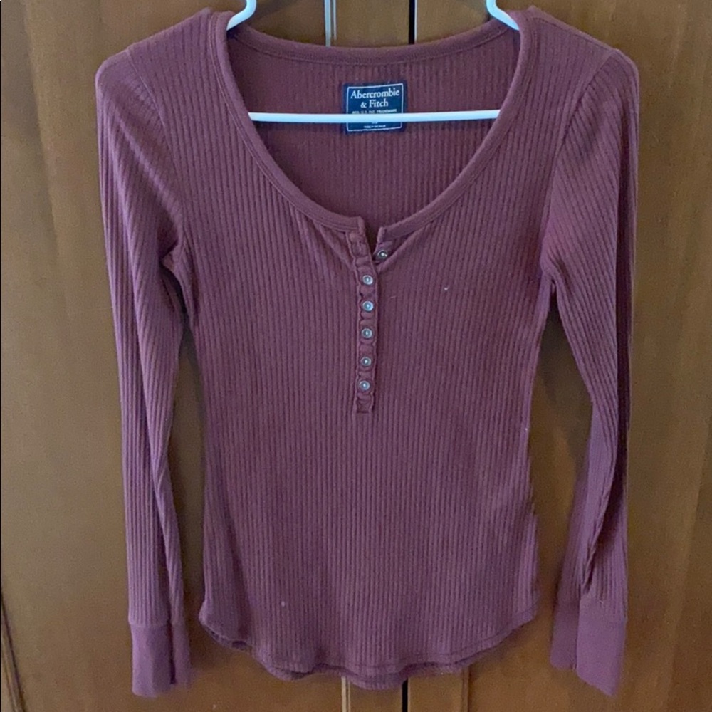Abercrombie long sleeve Henley